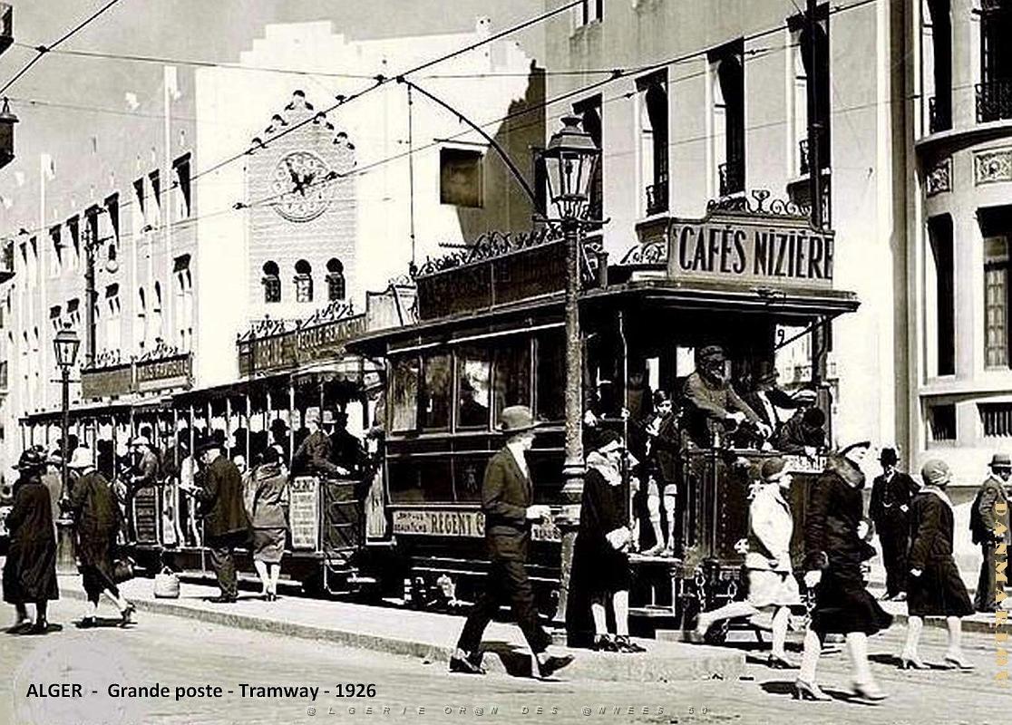 Alger - Grande Poste - Tramways -1926.jpg